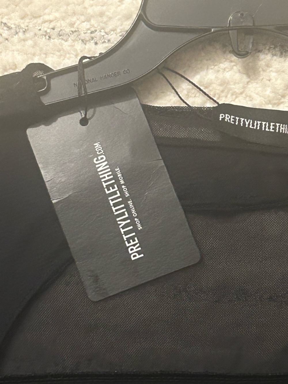 PrettyLittleThing Black Dress - Picture 2 of 4